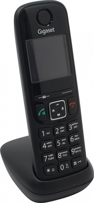 Трубка Gigaset AS690HX S30852-H2876-S301 черная для AS690