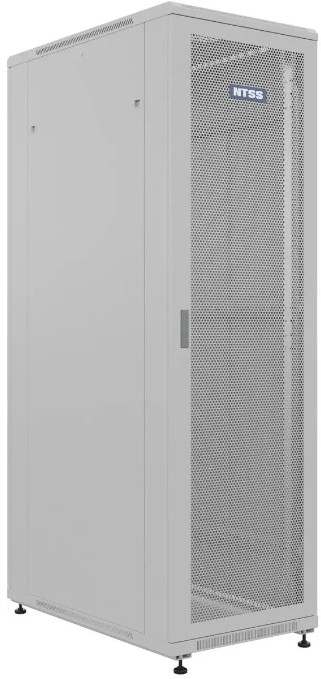 Шкафы напольные Шкаф напольный 19, 42U NTSS NTSS-R42U60100PD/PD ПРЕМИУМ 600x1000 мм, передняя и задняя дверь перфорация, регулируемые опоры, RAL7035