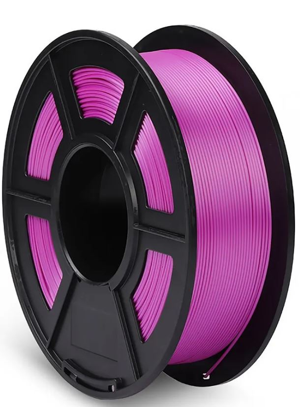 Пластик NVP NV-3D-SILK-PLA-P-PURPLE Silk PLA+ Purple для 3D печати, диаметр 1.75мм, длина 330м, 1 кг