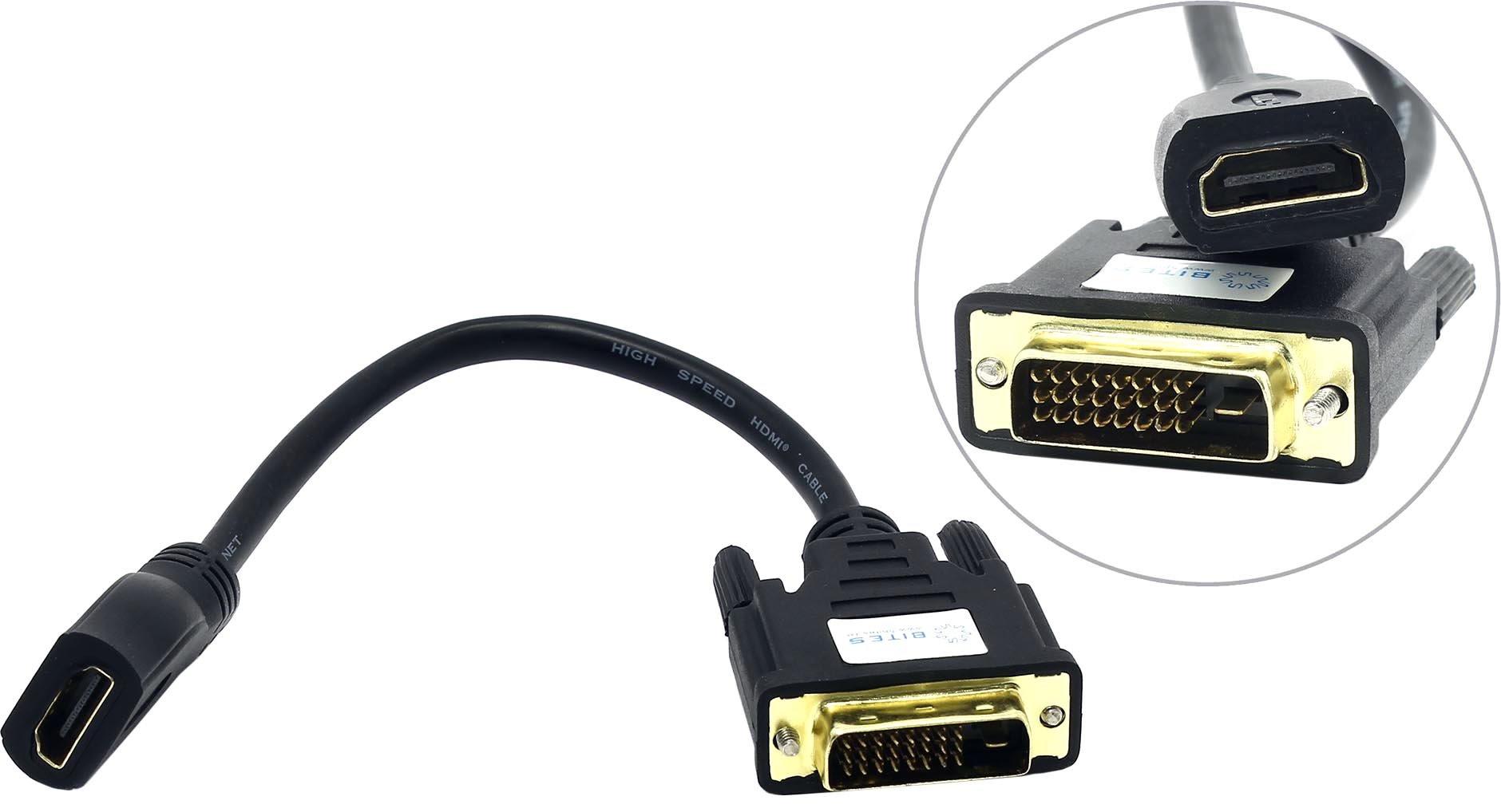   Xcom-Shop Адаптер 5bites BC-HDF2DVI DVI M/24+1/HDMI F