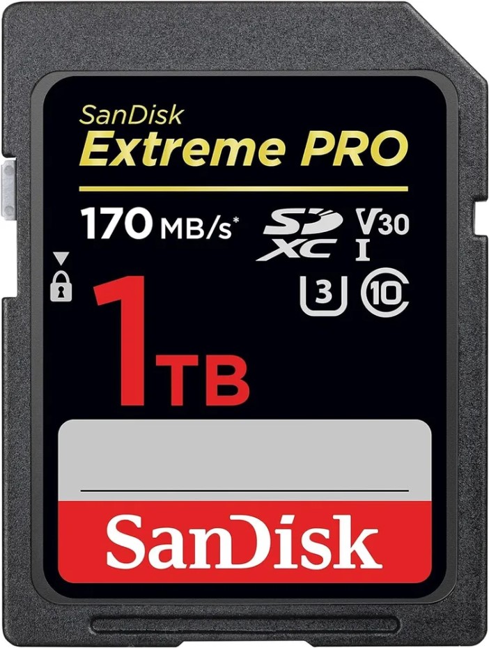   Xcom-Shop Карта памяти SDXC 1TB SanDisk SDSDXXY-1T00-GN4IN Extreme PRO UHS-I V30 U3