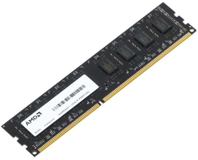 Модуль памяти DDR3 4GB AMD R334G1339U1S-U PC3-10600 1333MHz CL9 1.5V RTL