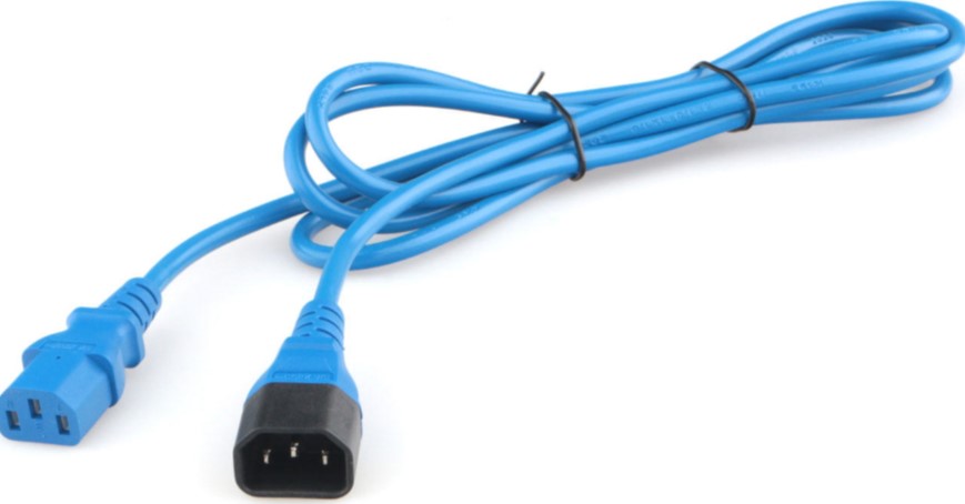 Комплект кабелей Filum FL-PC-C13/C14-C1-1.0-BL 5шт, ПВС-АП 3x1.0 С13 - C14, 220/250В, 10А, синий, 1м
