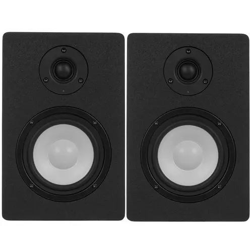 Акустическая система Axelvox PM-6A AX-0623A 50Гц-20кГц +/-3дБ, SPL 89дБ, регулируемые входы RCA/1,4?, НЧ усилитель: 80 Вт, ВЧ усилитель: 04 Вт, НЧ дра