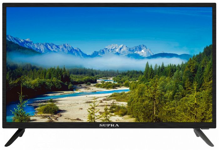 Телевизор LED Supra STV-LC32ST0045W черный/HD READY/50Hz/DVB-T/DVB-T2/DVB-C/USB/WiFi/Smart TV (RUS)