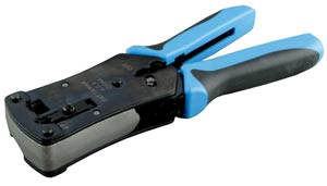 Устройство обжимное Cabeus HT-N468B для RJ-45, RJ-12, профессиональное