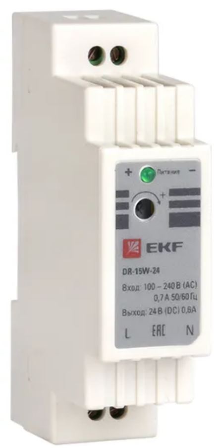 Блок питания EKF dr-15w-24 24В