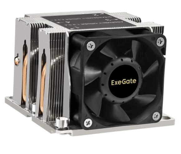 Кулер Exegate ESNK-P0068AP4.PWM.2U.3647.Cu EX293439RUS LGA 3647(Al+Cu, 60mm fan, 2100-6800RPM, 52 dBa, 4-pin PWM, TDP 205W) retail box