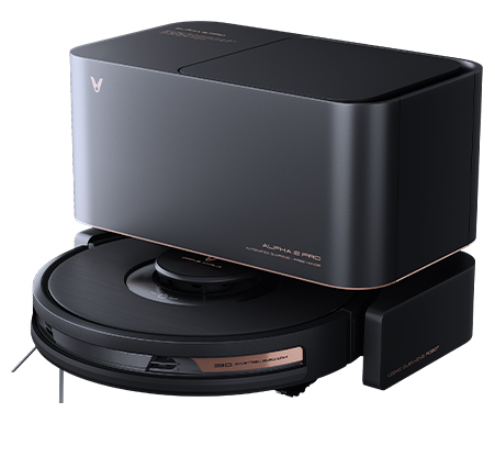 Роботы-пылесосы Робот-пылесос Xiaomi Viomi Vacuum Alpha 2 Pro Black V-RVCLMD40B Робот-пылесос Viomi Robot Vacuum Alpha 2 Pro Black