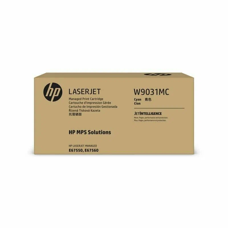 Тонер-картридж HP W9031MC голубой (28 000 стр ) для HP Color LJ Managed E67550HP