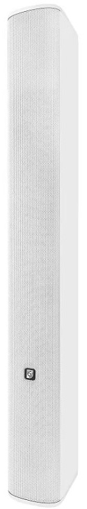 Звуковая колонна INTREND ITSPK-CL425PD-W активная 4x2,5, 60 Вт, вход DANTE, питание POE+, SPL 109dB, 106Hz18kHz, 120°х20° (HхV), вес 3.4 кг, цвет бел