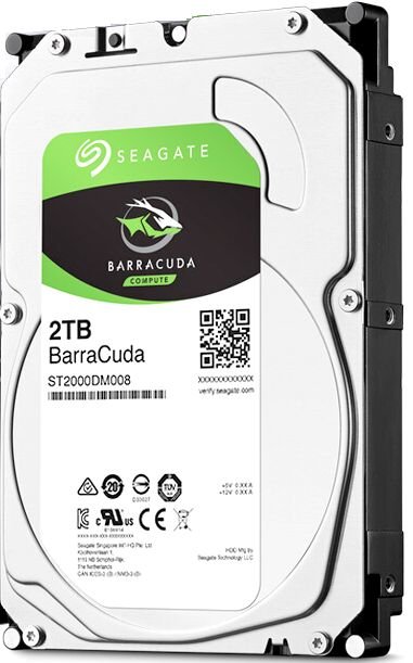 Жесткий диск 2TB SATA 6Gb/s Seagate ST2000DM008 3.5 Barracuda 7200rpm 256MB NCQ Bulk