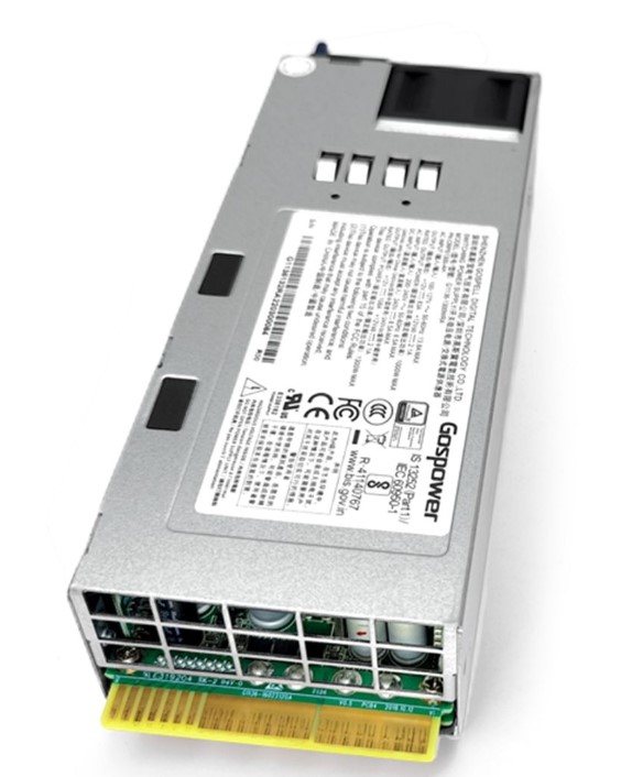 Блок питания Gospower G1136-1300WNA CRPS 1300W Redundant module (ШВГ=  73.5*39*185мм), 80+ Platinum, OEM