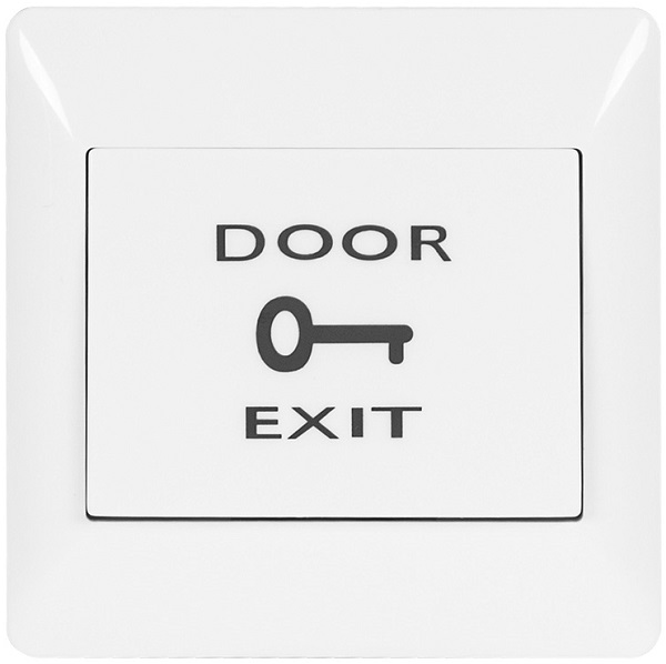 Кнопки выхода Кнопка Бастион SPRUT Exit Button-82P выхода накладная, НР/НЗ контакты, пластик, -10...+50 °С, 86х86х23мм