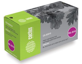  Картридж Cactus CS-S2010 для принтеров SAMSUNG ML-1610/2010/2015/2020/2510/2570/2571. 3000 стр.