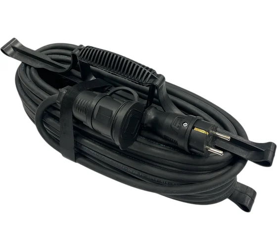 Удлинитель силовой iTOK i-CONNECT-COLOR-SUR-KG-215-1-44-20-BLACK тип SUR серии iCONNECT COLOR на рамке без земли КГтп-ХЛ 2х1,5 мм 1 гнездо IP44 ГОСТ ц