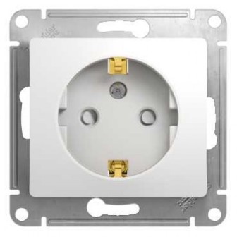 Розетка Schneider Electric GSL000145 с заземлением со шторками