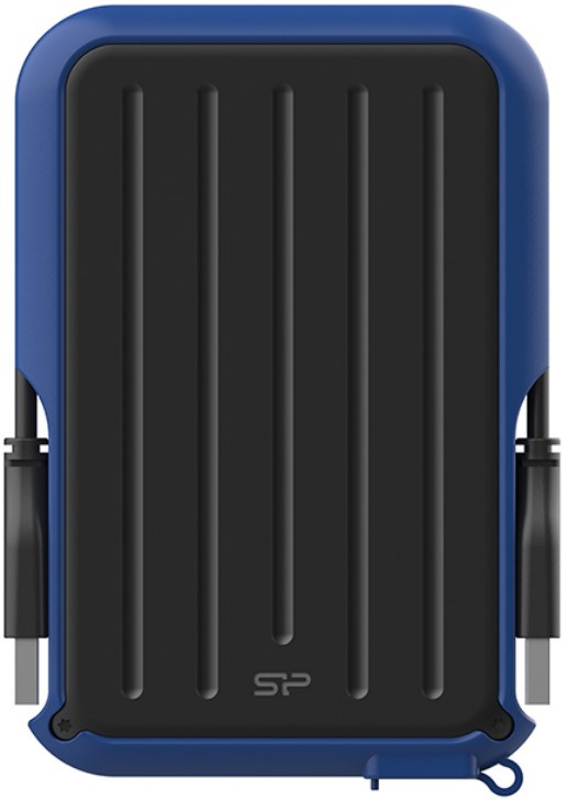  Внешний жесткий диск 2.5'' Silicon Power SP010TBPHD66SS3B Armor A66 1TB USB 3.2 black/blue