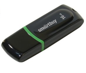 Накопитель USB 2.0 16GB SmartBuy SB16GBPN-K Paean черный