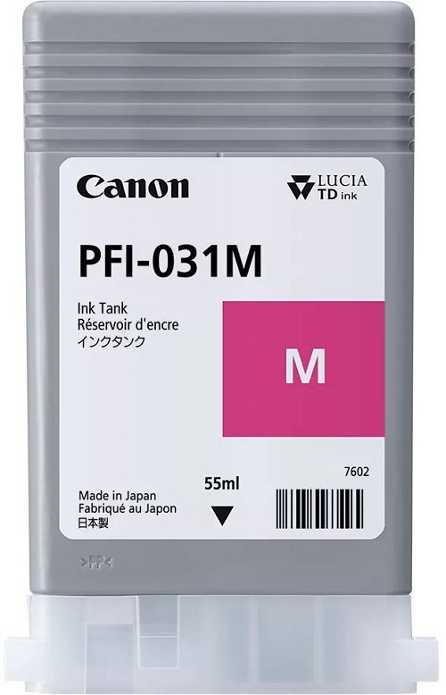 Картридж Canon PFI-031M 6265С001 красный для imagePROGRAF TA-20, TA-30, TM-240, TM-340 (55мл)