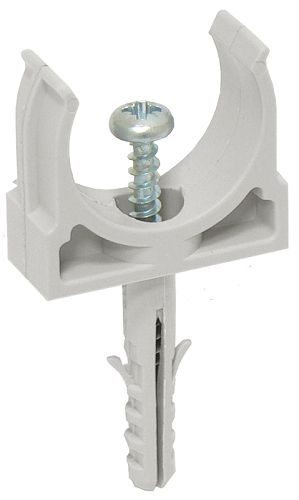  Держатель IEK CTA10D-CT20-K41-100 с защелкой и дюбелем, D20