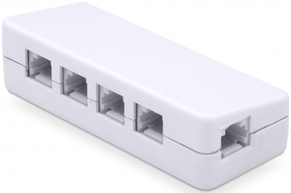 Конвертер BIAMP RJ45SPLIT 912.1471.900/911.1471.900 RJ45 splitter: 1 input, 4 output to connect multiple MICPAT-4 or ZONE4R to ZONE4