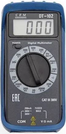 Мультиметр цифровой CEM DT-102 CEM 481875