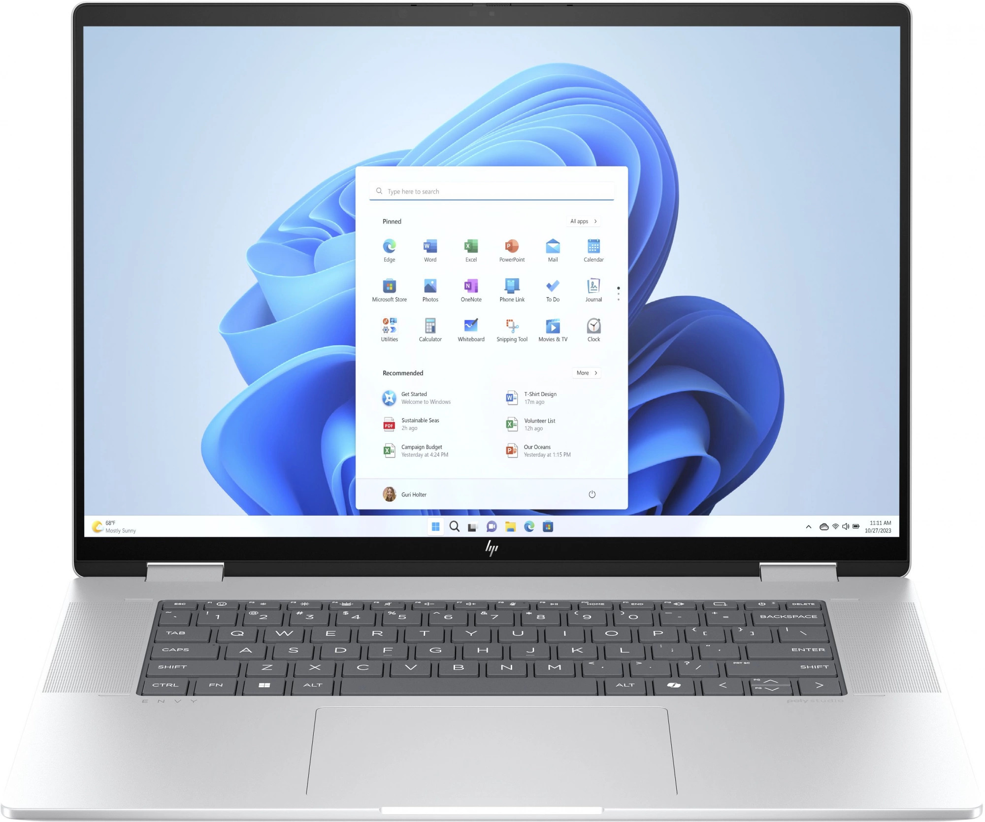 Ноутбук HP Envy x360 16-ac0003ci A16KHEA Ultra 5 125U/16GB/512GB SSD/Intel Graphics/16 IPS WUXGA/Touch/WiFi/BT/cam/Win11Home/silver