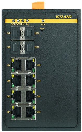 Коммутатор управляемый Kyland SICOM3000A 300071681 4 100/1000Base-X SFP ports, 8 10/100Base-TX ports, RS232 RJ45, 100-240VAC/110-220VDC(85-264VAC/77-3