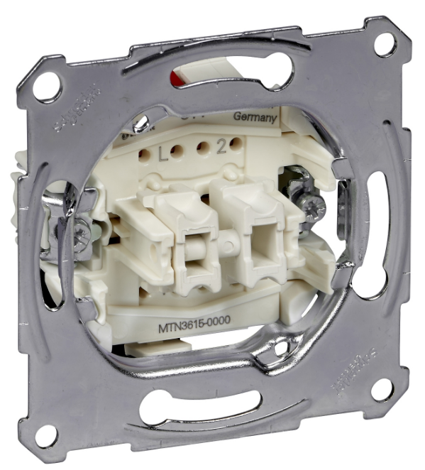 Выключатель Schneider Electric MTN3615-0000 механизм QuickFlex 2-клавишного сх.1+1, 16AX