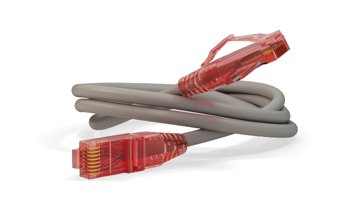  Кабель патч-корд Hyperline PC-LPM-UTP-RJ45-RJ45-C5e-0.15M-LSZH-GY U/UTP, Cat.5е, LSZH, 0.15 м, серый