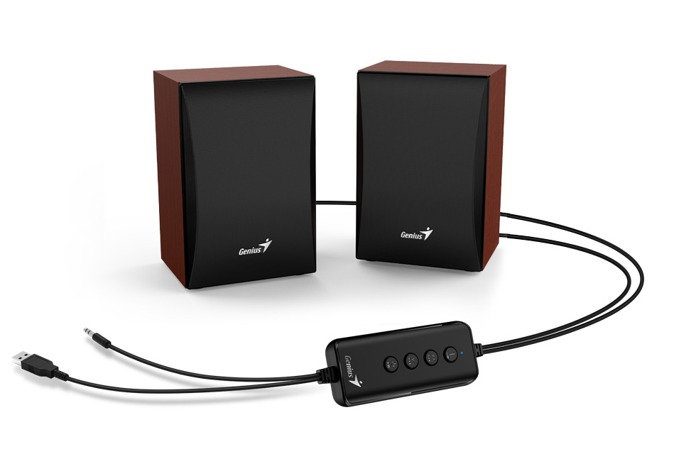  Компьютерная акустика 2.0 Genius SP-HF380BT 31730034402 3Вт, USB, чёрная