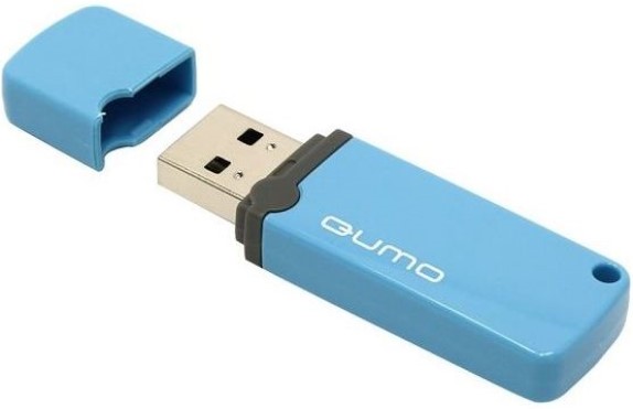 Накопитель USB 2.0 8GB Qumo Optiva 02 Blue