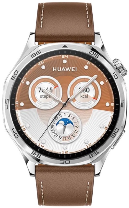   Xcom-Shop Часы Huawei GT 5 55020DGK 46mm Brown leather