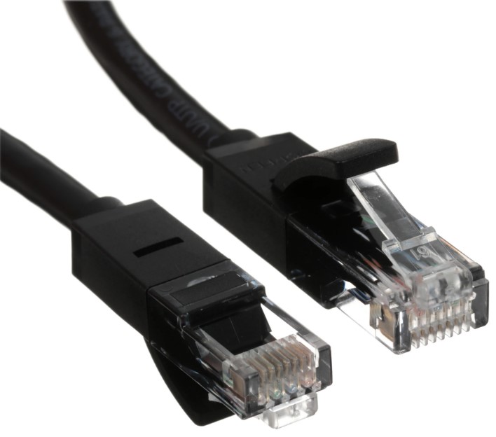 Кабель патч-корд U/UTP 6 кат. 0.5м UGREEN NW102 20158_ Ethernet Cable, цвет: черный