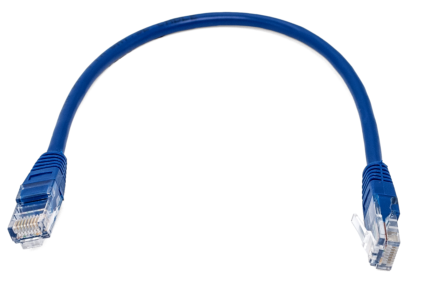 Кабель патч-корд U/UTP 5e кат. 0.25м Filum FL-U5-C-0.25M-BL 26AWG(7x0.16 мм), чистая медь, PVC, синий