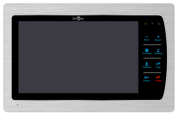 Видеодомофон Smartec ST-MS307M-SL 7, 4-х проводная линия связи, поддержка 2-х панелей вызова, поддержка 3 доп. мониторов, поддержка 2 доп. камер и ох