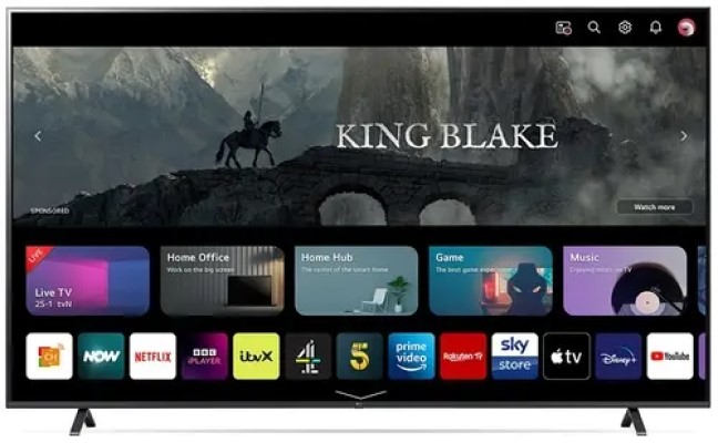 Телевизор LED LG 86UR78006LB.ARUB 86, черный 4K Ultra HD 50Hz DVB-T DVB-T2 DVB-C DVB-S DVB-S2 USB WiFi Smart TV (RUS)