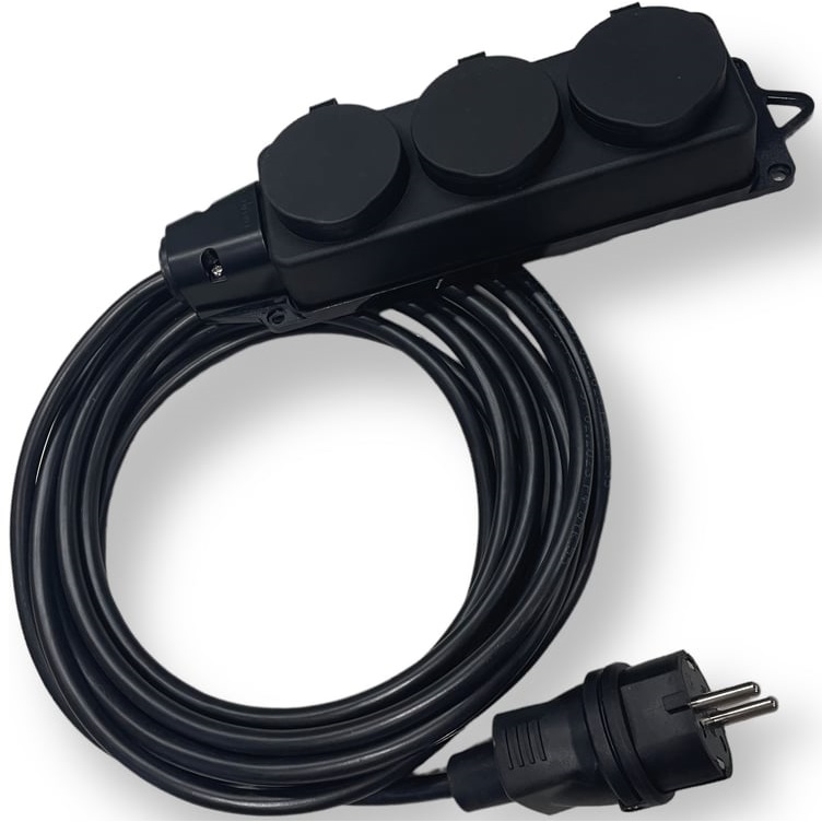 Удлинитель силовой iTOK i-CONNECT-SU-KG-325-3-44-15 тип SU серии iCONNECT с заземлением КГтп-ХЛ 3х2,5 мм 3 гнезда IP44 ГОСТ 15 м