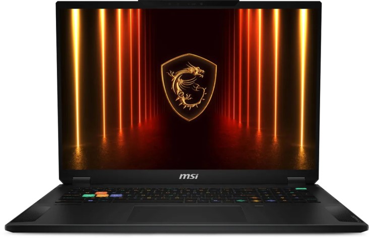 Ноутбук MSI Stealth HX AI A2XWIG-051RU 9S7-183341-051 Ultra 9 275HX/64GB/2TB SSD/RTX 5080/16GB/18 IPS UHD+/WiFi/BT/cam/Wind11Home/black