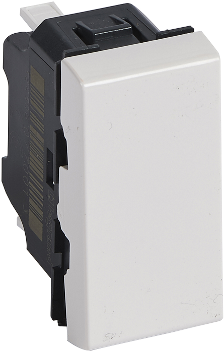 Переключатель Legrand 278001L - Программа Mosaic - на 2 направления, 1 модуль, 10 AX, белый