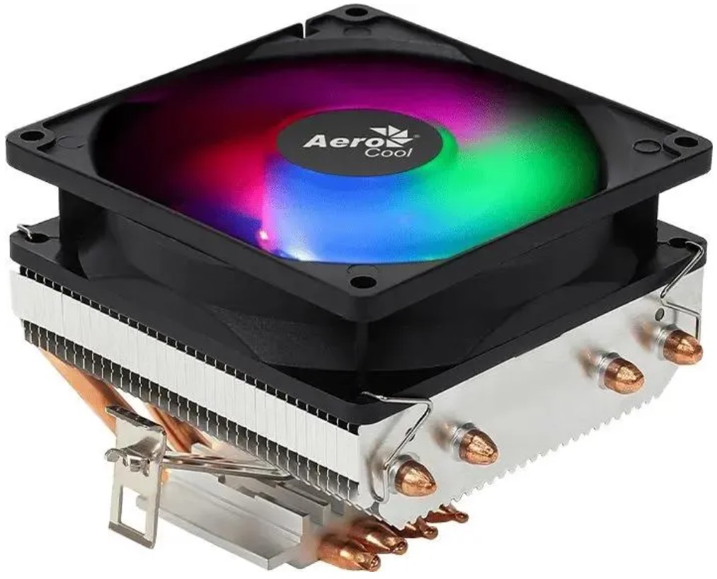 Кулеры для CPU AeroCool  Xcom-Shop Кулер AeroCool Air Frost 4 4710562750201 LGA2066/115X/1366/775/FM1/FM2/AM4/AM2+/AM2 (Al+Cu, 90mm fan, 1800rpm, 26.7dBA, 45.56CFM, 3-pin)