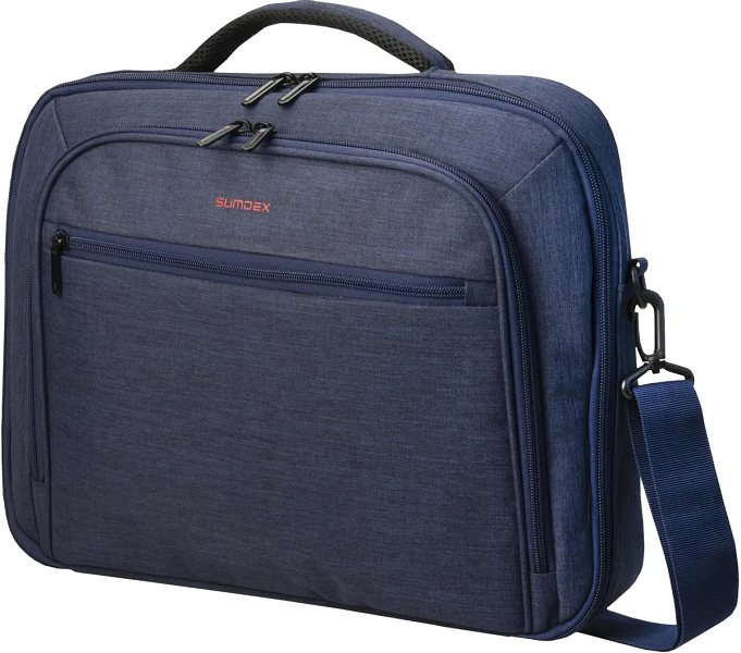  Сумка для ноутбука Sumdex PON-351BU нейлон/полиэстер 15.6 (вн. 39.4х29.2х5.1см) blue
