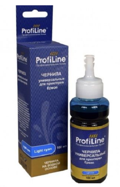 Чернила ProfiLine PL_INK_U_E_LC_100ml для принтеров Epson универсальные Light Cyan 100 мл водн