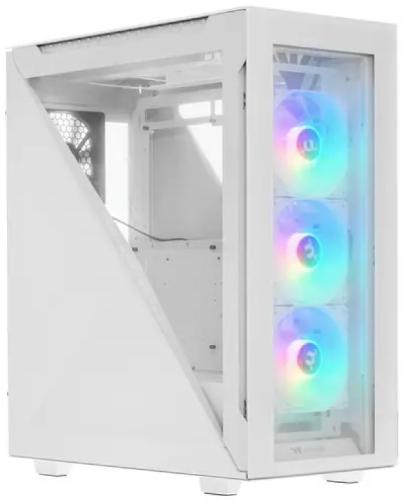 Корпус ATX Thermaltake Divider 500 TG Snow ARGB CA-1T4-00M6WN-01 белый, без БП, 4 панели из закаленного стекла, 3*120mm ARGB fan, 120mm fan, 2*USB 3.0