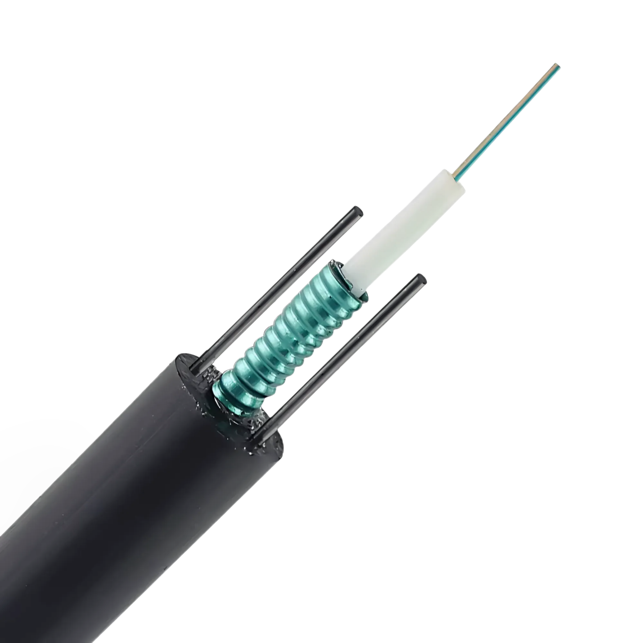Кабель волоконно-оптический Filum FL-GYXTW-1/12G652 бронированный сталь. гофр. лентой, 12 волокон G.652D, loose tube, внешний (PE), чёрный