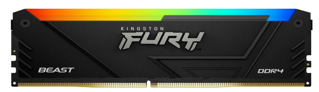   Xcom-Shop Модуль памяти DDR4 16GB Kingston FURY KF432C16BB12A/16 Beast RGB Black XMP 3200MHz CL16 2RX8 1.35V 288-pin 8Gbit