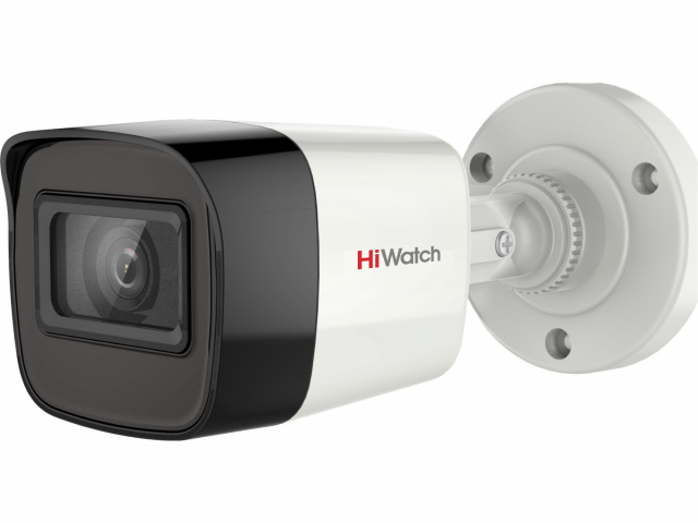 Видеокамера HiWatch DS-T520 (С) 5Мп уличная цилиндрическая HD-TVI с EXIR-подсветкой до 40м, объектив 2.8мм