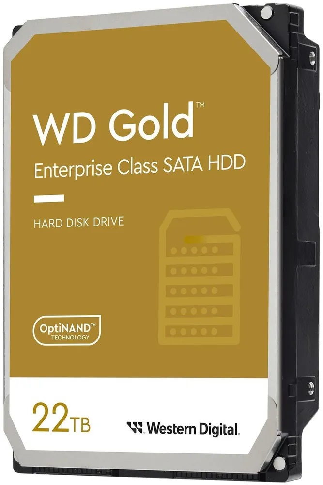 Жесткий диск 22TB SATA 6Gb/s Western Digital WD221KRYZ WD Gold 3.5 7200rpm 512MB