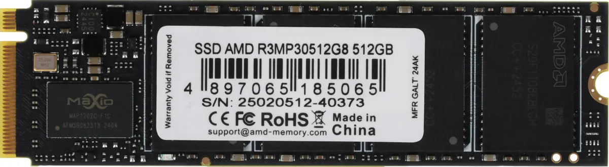 Накопитель SSD M.2 2280 AMD R3MP30512G8 512GB
